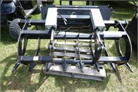 SKID STEER QA DOUBLE CYLINDER GRAPPLE