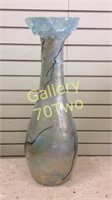 Large art glass Italian vase approximately 24