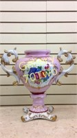 Large Victorian double handled hand painted