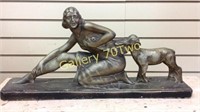 Large Art Deco sculpture approximately