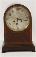 Antique English Sheraton Style Mantle Clock
