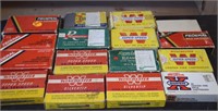 HUGE COLLECTION VINTAGE  RIFLE SHELL BOXES ! B-1