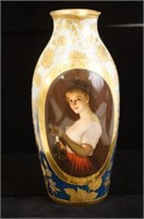 Royal Vienna portrait vase ' Wagner'
