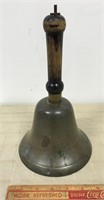 LARGE ANTIQUE BRASS BELL - SEE PIC 2