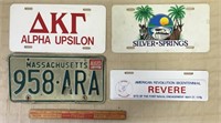 MIXTURE OF LICENSE PLATES