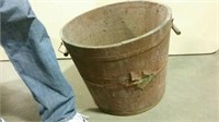 Old wood bucket