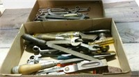 2 boxes miscellaneous tools