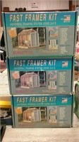 3 boxes of fast framer kits