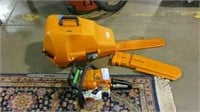 Stihl MS180c gas-powered chainsaw with hard case