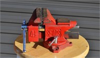 Sears 4.5" Steel Bench Vise Nice Shape