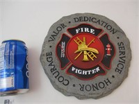 Plaque Fire Fighter