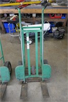 HD HAND CART WITH BARREL/SMALL PALLET ATTACHMENT