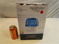 Humidificateur ultrasonique de 2,2 litres-NEUF
