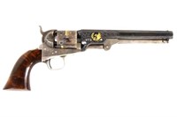 Highly Engraved 1851 Colt Navy Revolver showpiece
