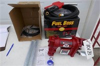 NEW-FUEL BOSS FUEL TRANSFER PUMP-15 GALS.PER MIN.