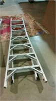 Sears medium duty 14 foot metal extension ladder