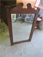 Victorian style hanging mirror