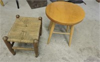 Small foot stool & wood stool