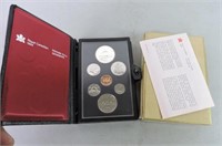 1979 double struck proof set with case & sleeve
