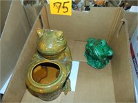 Ceramic Frog Decor