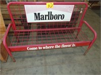 Vintage Metal Marlboro Bench