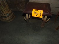 Small Leather Stool