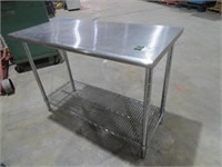 Stainless Shop Table-
