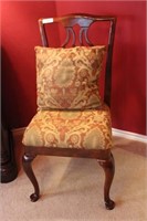 Vintage Dining Chair with Upholstered