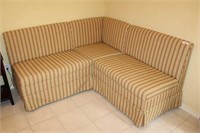 Three Piece Corner Upholstered Bench