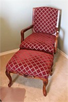 Upholstered Arm Chair with Matching