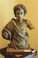 Cast Bust of Classical Figure with