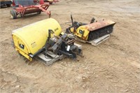 John Deere 60" Sweeper Attachment With Parts