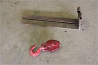 Heavy Duty Snatch and Block and 40" Pallet Forks