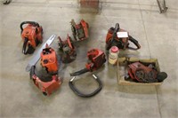 Assorted Chain Saws, Unknown Condition