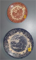 3 COLLECTOR PLATES AND NEEDLE POINT PIECE