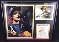 Young Justin Bieber Plaque