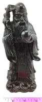 Resin Statue of Bearded Asian Man