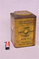 Tin bin, "Sugar Coated Yeast Cake"