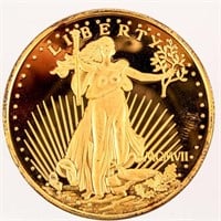 Coin 2 Troy Ounces .999 Fine Silver St Gaduens