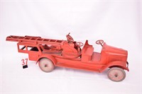 Fire Ladder Truck 1920's pressed steel