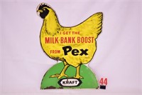 "Kraft Pex" chicken sign