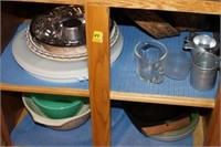 CONTENTS OF CABINET:  PLASTIC MIXING BOWLS,