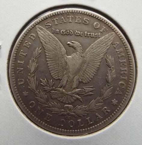 1889-CC Morgan Silver $1 (Back)