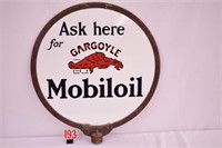 Mobiloil Gargoyle Lollipop Sign Top