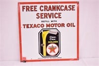 Texaco Motor Oil Sign