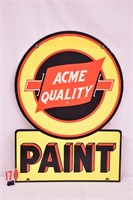 Acme Quality Paint Sign