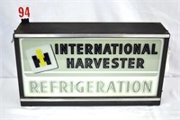 I.H. Harvester Refrigeration lighted sign
