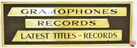 Gramophone Record sign