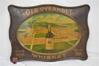 "Old Overholt" Whiskey Metal Sign