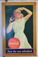 Coca-Cola "Face The Sun Refreshed" Sign